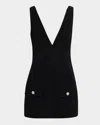 Sans Faff The Plunge V Playsuit In Black
