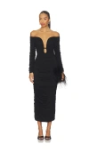 Sans Faff Wren Midi Dress In Animal Print