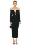 Sans Faff Wren Midi Dress In Black