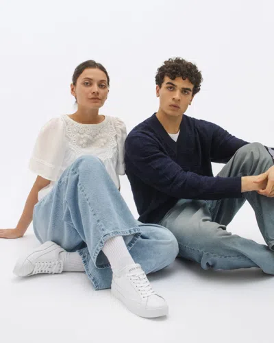 Sans Matin Olympus Low Top Trainers In Blue