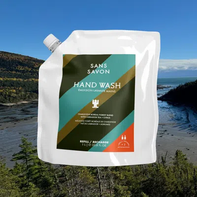Sans Savon Hand Wash Refill Charlevoix Boreal Forest Blend In Transparent