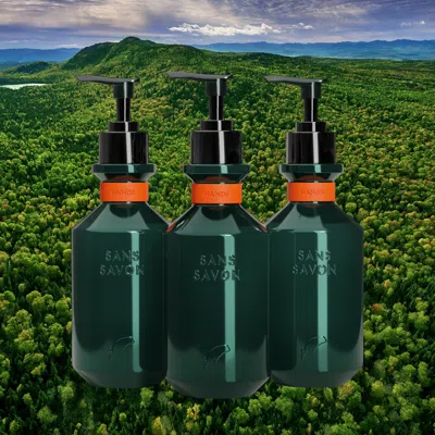 Sans Savon Hand Wash Set Charlevoix Boreal Forest Blend In Transparent