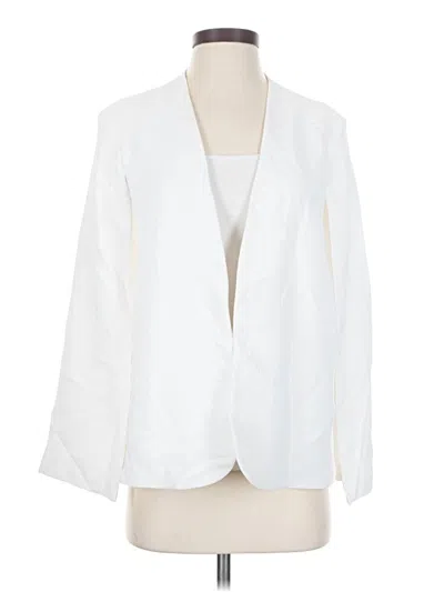 Pre-owned Sans Souci Blazer Jacket In White