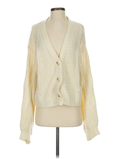 Pre-owned Sans Souci Cardigan Sweater In Ivory