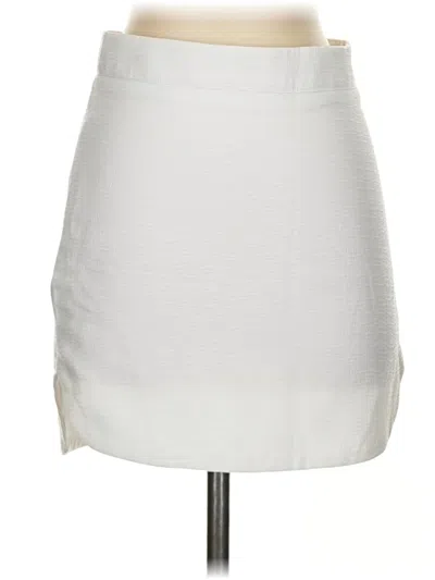 Pre-owned Sans Souci Casual Skirt In White
