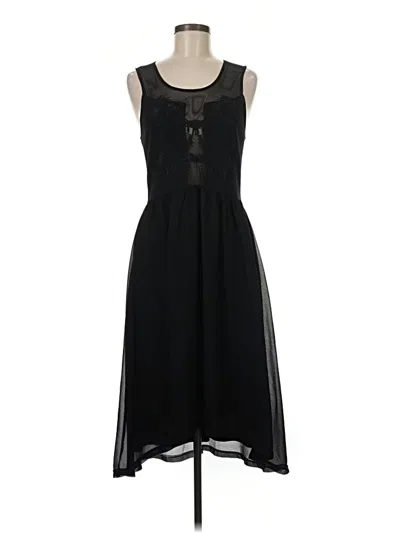 Pre-owned Sans Souci Cocktail Dress In Black