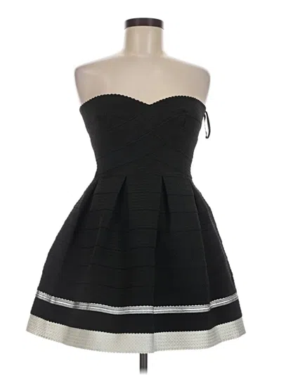 Pre-owned Sans Souci Cocktail Dress In Black