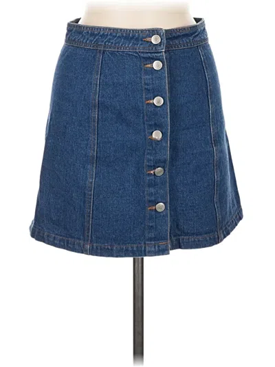 Pre-owned Sans Souci Denim Skirt In Blue
