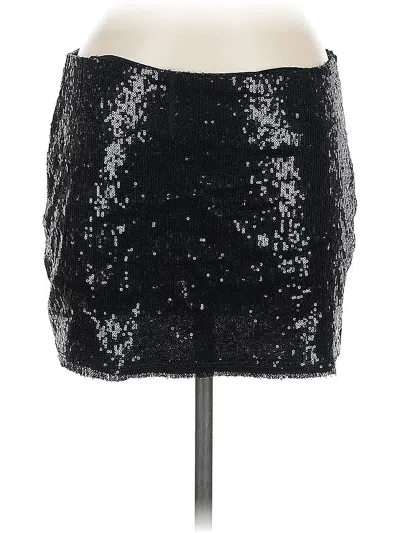 Pre-owned Sans Souci Formal Skirt In Black