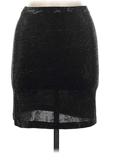 Pre-owned Sans Souci Formal Skirt In Black