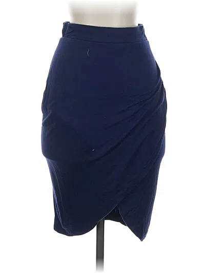 Pre-owned Sans Souci Formal Skirt In Blue