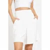 Sans Souci Pull On Long Short In White In White