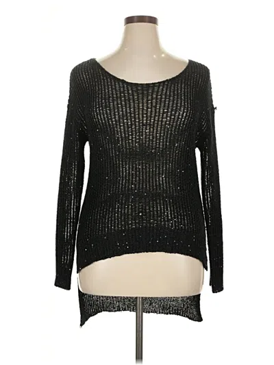 Pre-owned Sans Souci Pullover Sweater In Black