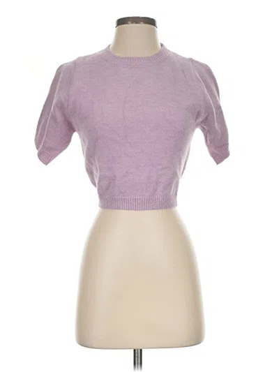 Pre-owned Sans Souci Pullover Sweater In Purple