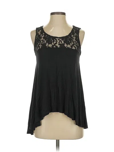 Pre-owned Sans Souci Sleeveless Blouse In Black