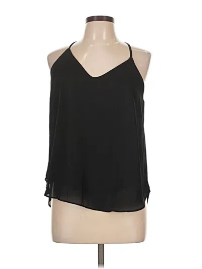 Pre-owned Sans Souci Sleeveless Blouse In Black