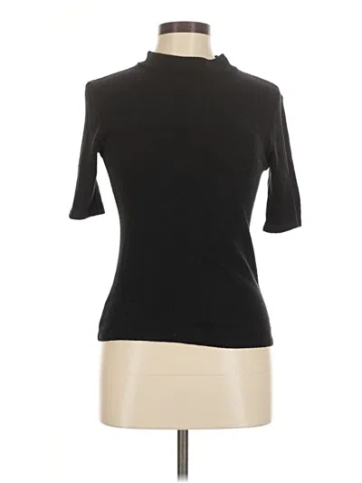 Pre-owned Sans Souci Turtleneck Sweater In Black