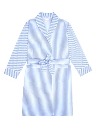 Sant And Abel Women's Braddock Classic Dressing Gown In Blue