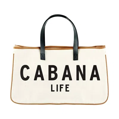 Santa Barbara Women's Savannah Canvas Tote Bag In Cabana Life In Multi