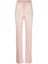 Santa Brand Sparkling Trousers In Peach