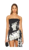 Santa Corset With Sequins In Black