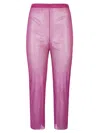 Santa Cropped Trousers In Purple