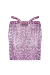Santa Mini Skirt With Underwear Imitation Pink In Pink
