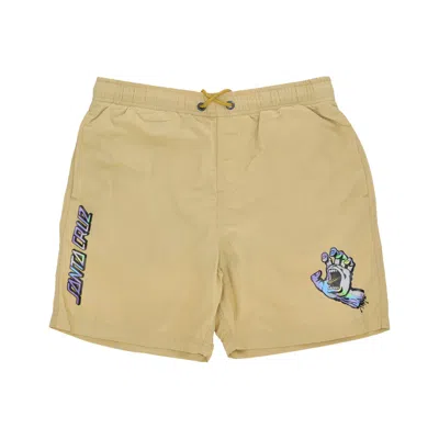 Santa Cruz Holo Hand Swimshort Parchment Holo Men's Swim Shorts In Nude