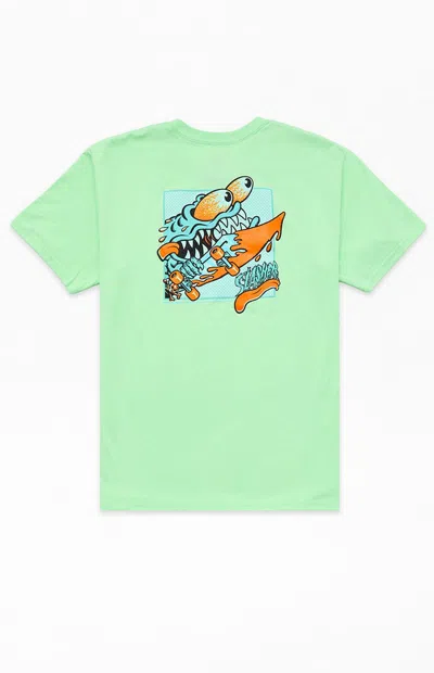 Santa Cruz Kids Meek Slasherbox T-shirt In Green