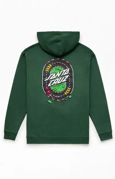 Santa Cruz Kids Pit Cruz Hoodie In Green