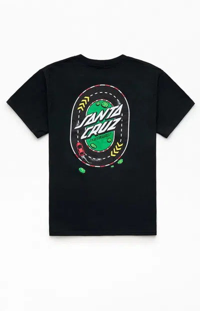 Santa Cruz Kids Pit Cruz T-shirt In Black