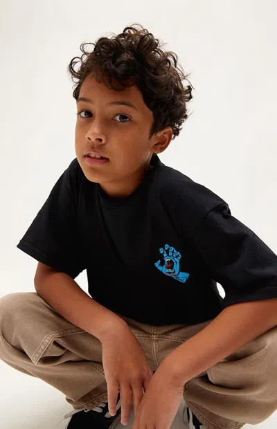 Santa Cruz Kids Screaming Hand T-shirt In Black In Multi
