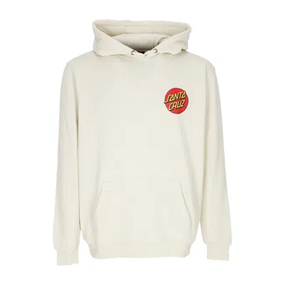 Santa Cruz Men's Classic Dot Chest Hoodie Light Grey In Neutral