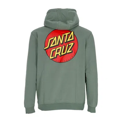 Santa Cruz Men's Classic Dot Chest Hoodie Sage In Gray