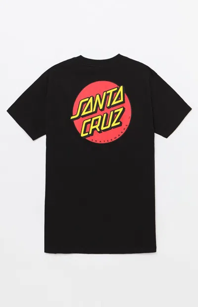Santa Cruz Men's Classic Dot T-shirt In Black