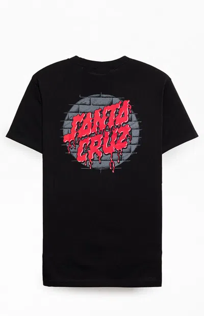 Santa Cruz Men's Delfino Spotlight T-shirt In Black