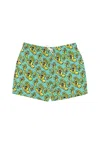 Santa Cruz Men's Hands All Over Swimshort Turquoise In Green