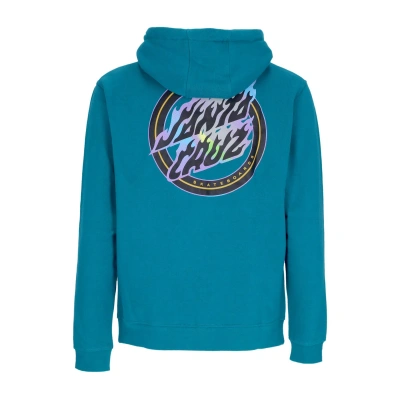 Santa Cruz Men's Holo Flamed Dot Zip Hoodie Verdigris