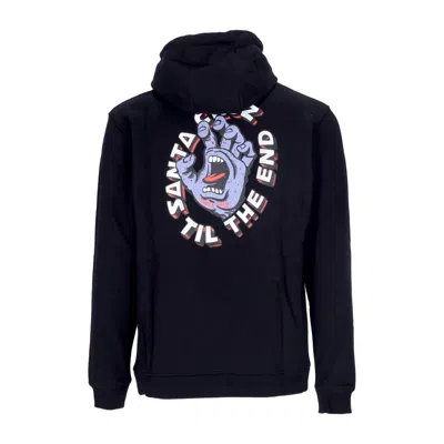 Santa Cruz Men's Hoodie Til The End Hand Hood Black