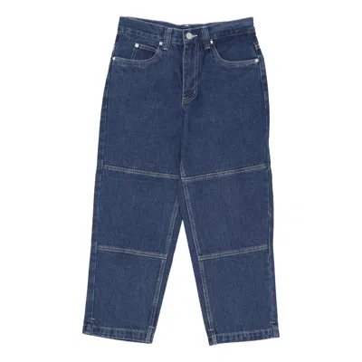 Santa Cruz Kids' Men's Jeans Classic Label Panel Jeans Classic Blue/white