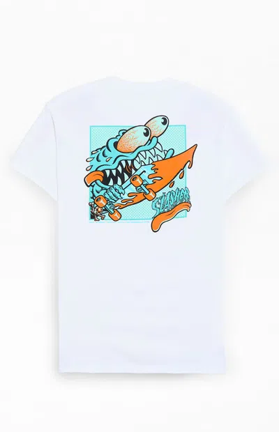 Santa Cruz Men's Meek Slasher Box T-shirt In White