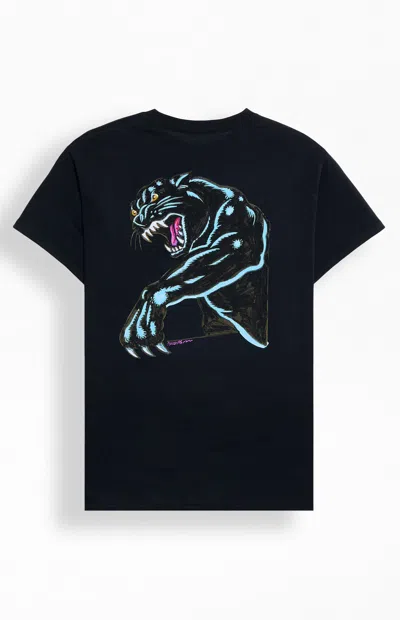 Santa Cruz Men's Natas Sketch Panther T-shirt In Black