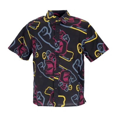 Santa Cruz Men's Short Sleeve Shirt Hands In Color S/s Shirt Multi