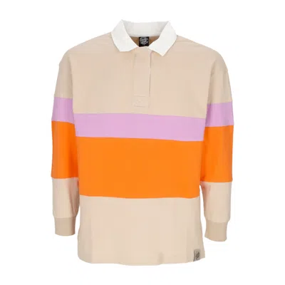 Santa Cruz Monterey Women's Long Sleeve Polo Polo Top Chalk
