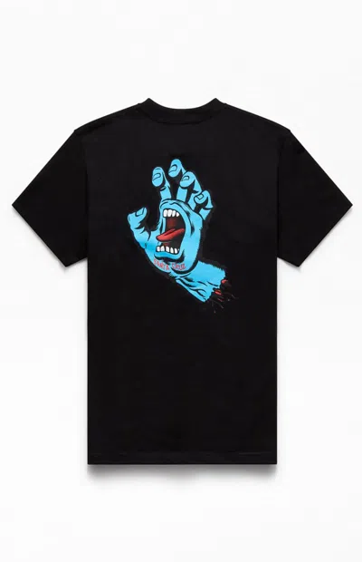 Santa Cruz Screaming Hand T-shirt In Black