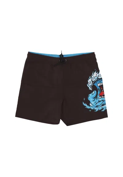 Santa Cruz Screaming Wave Swimshort Men's Swim Shorts Black