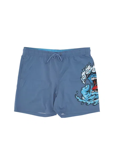 Santa Cruz Screaming Wave Swimshort Men's Swim Shorts Dusty Blue