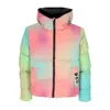 Santa Cruz Women's Glow Quilted Jacket All Over Print Down Jacket In All Over Print