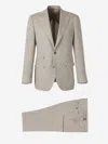 Santa Eulalia Plain Linen Suit In Beige