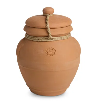 Santa Maria Novella Pot Pourri Terracotta Jar In Brown